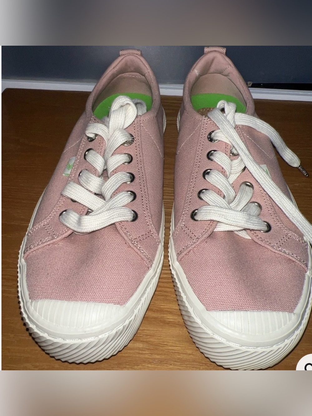 Cariuma OCA Low Rose Pink Canvas Sneakers Women’s 8 Men’s 6.5 Eco Organic